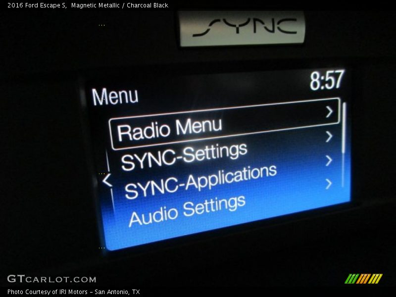 Magnetic Metallic / Charcoal Black 2016 Ford Escape S