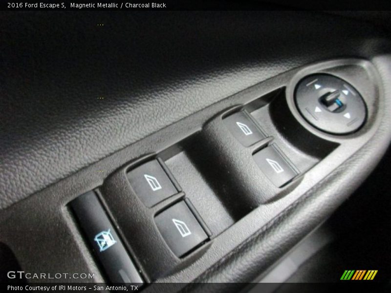 Magnetic Metallic / Charcoal Black 2016 Ford Escape S
