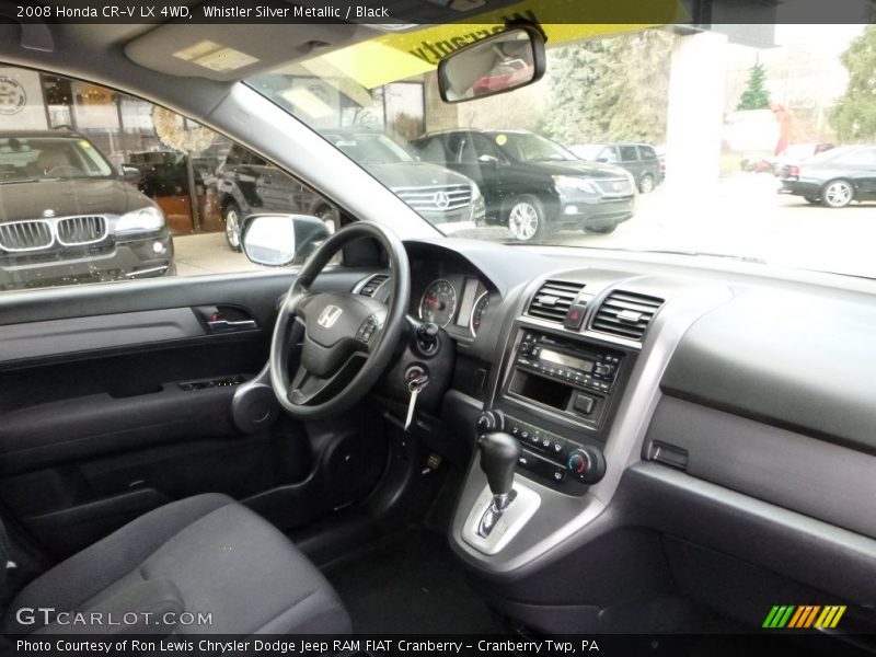 Whistler Silver Metallic / Black 2008 Honda CR-V LX 4WD
