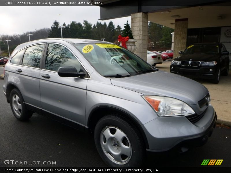 Whistler Silver Metallic / Black 2008 Honda CR-V LX 4WD