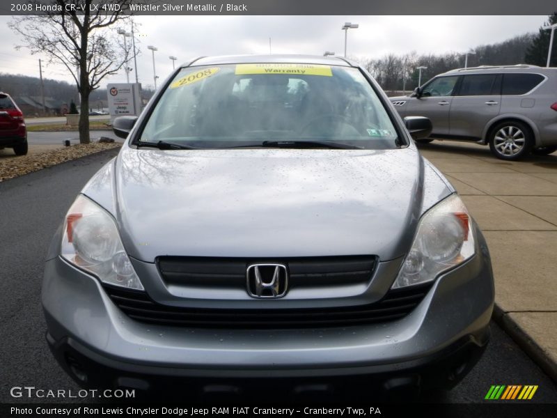Whistler Silver Metallic / Black 2008 Honda CR-V LX 4WD