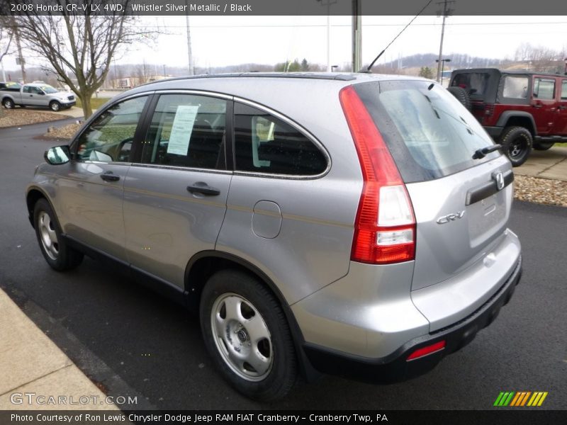Whistler Silver Metallic / Black 2008 Honda CR-V LX 4WD