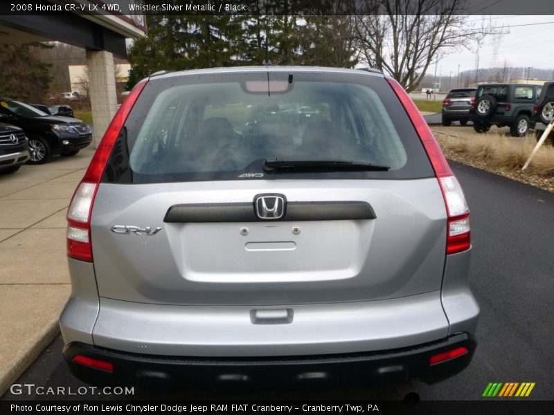 Whistler Silver Metallic / Black 2008 Honda CR-V LX 4WD