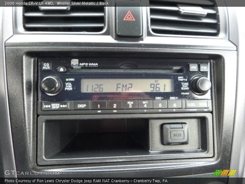 Whistler Silver Metallic / Black 2008 Honda CR-V LX 4WD