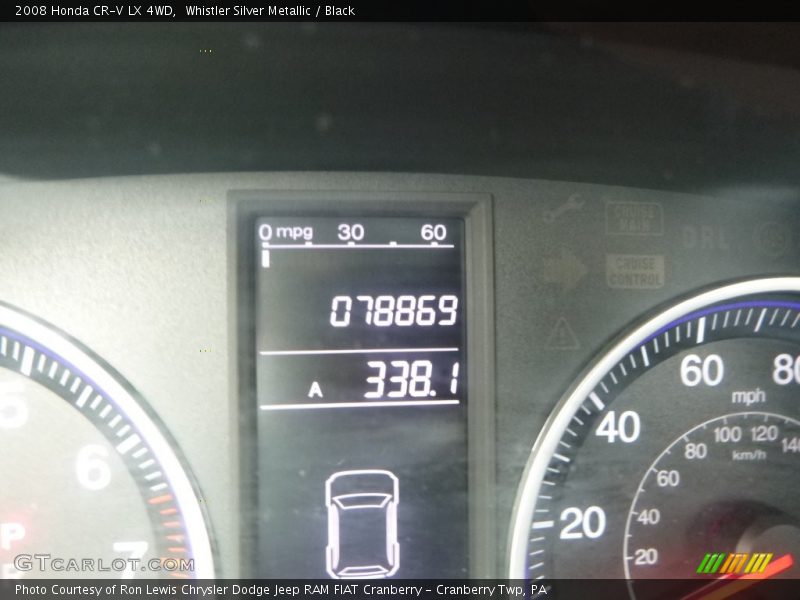 Whistler Silver Metallic / Black 2008 Honda CR-V LX 4WD