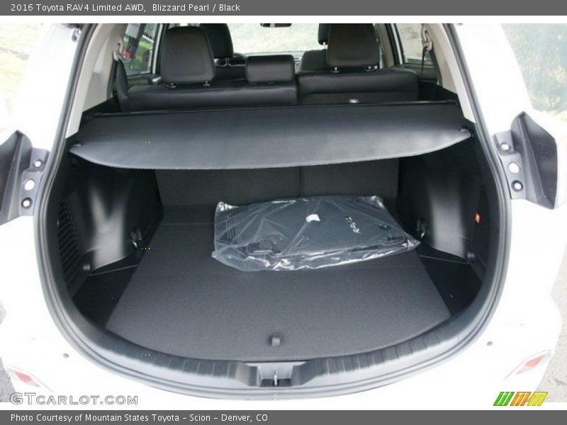 Blizzard Pearl / Black 2016 Toyota RAV4 Limited AWD