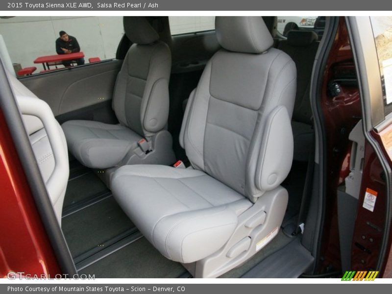 Salsa Red Pearl / Ash 2015 Toyota Sienna XLE AWD