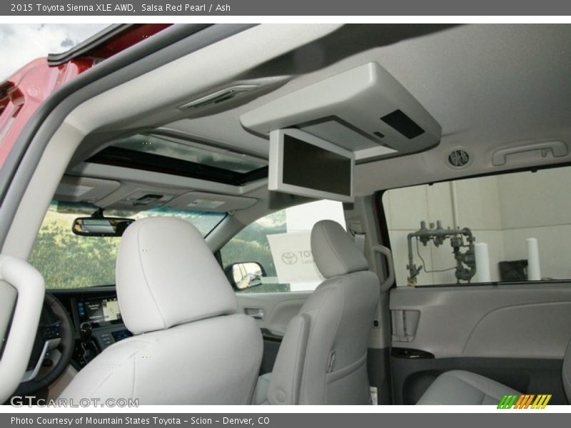 Salsa Red Pearl / Ash 2015 Toyota Sienna XLE AWD