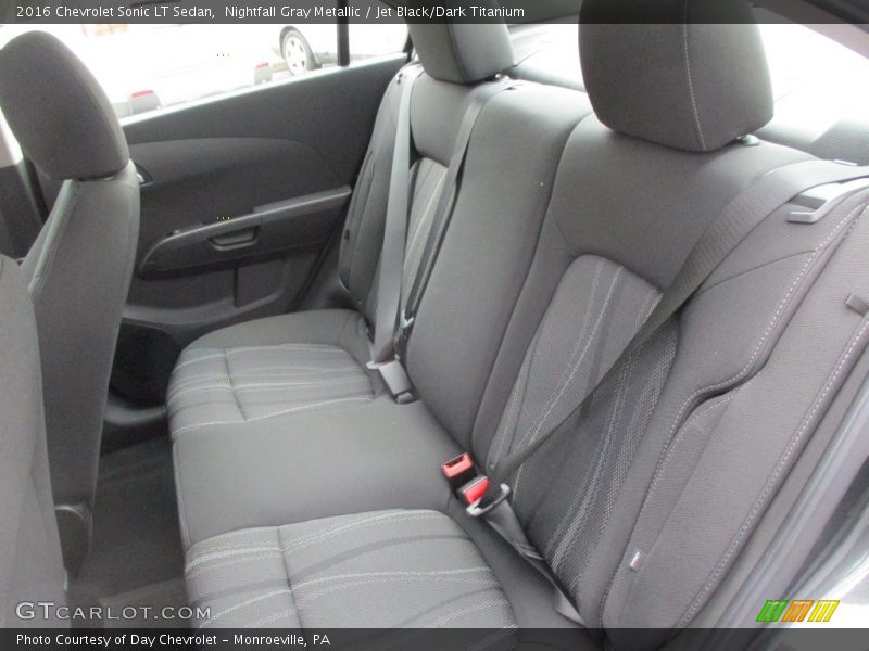 Nightfall Gray Metallic / Jet Black/Dark Titanium 2016 Chevrolet Sonic LT Sedan