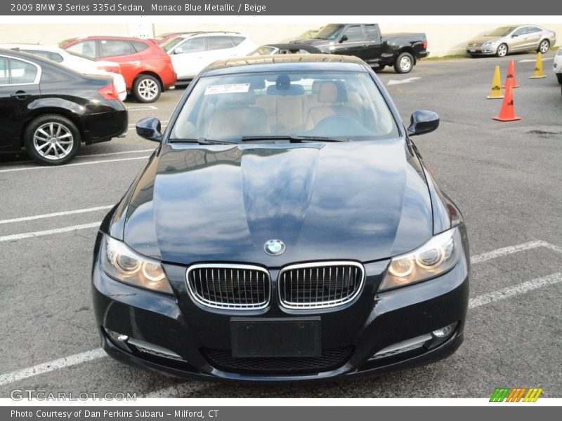 Monaco Blue Metallic / Beige 2009 BMW 3 Series 335d Sedan