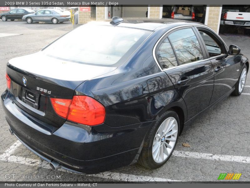 Monaco Blue Metallic / Beige 2009 BMW 3 Series 335d Sedan