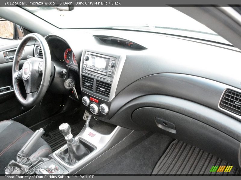 Dark Gray Metallic / Black 2012 Subaru Impreza WRX STi 5 Door