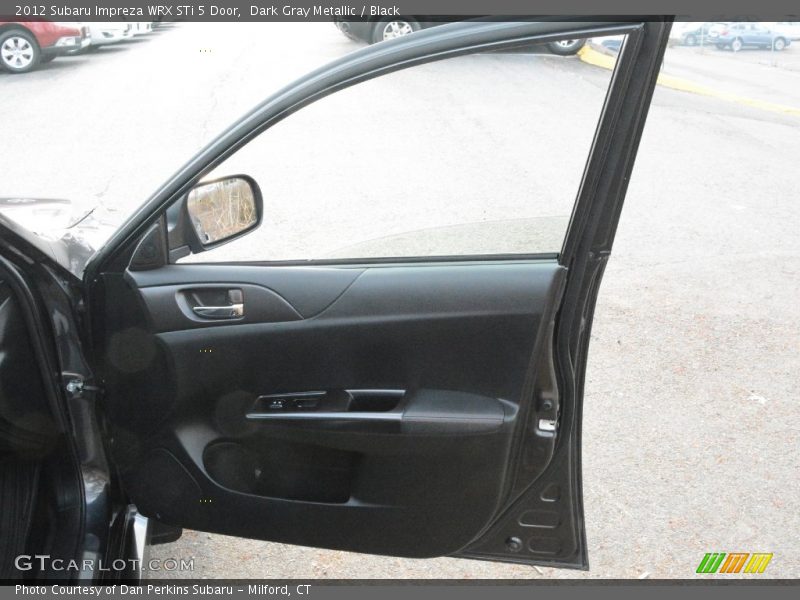 Dark Gray Metallic / Black 2012 Subaru Impreza WRX STi 5 Door