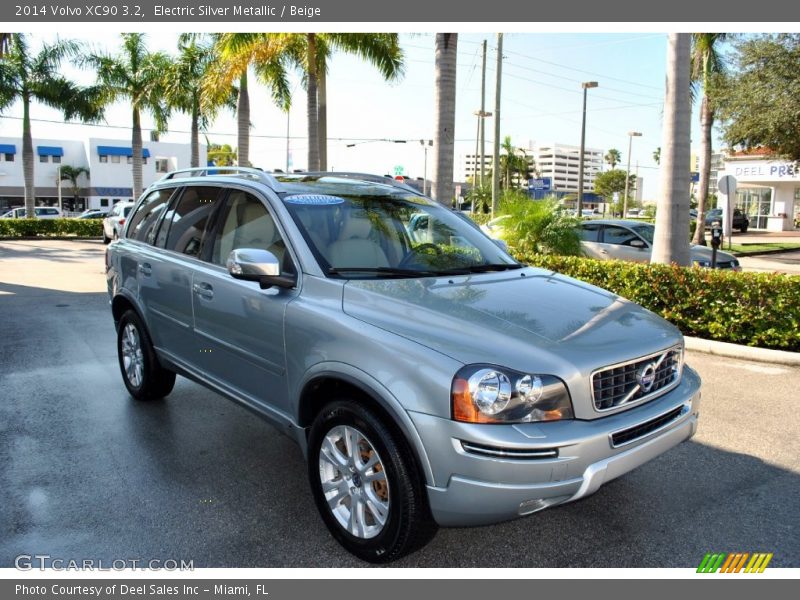 Electric Silver Metallic / Beige 2014 Volvo XC90 3.2