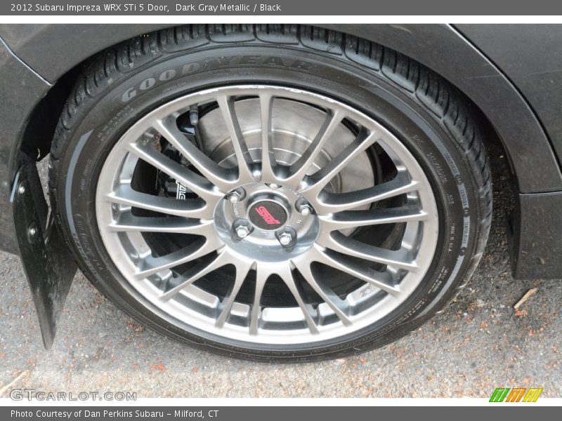 Dark Gray Metallic / Black 2012 Subaru Impreza WRX STi 5 Door