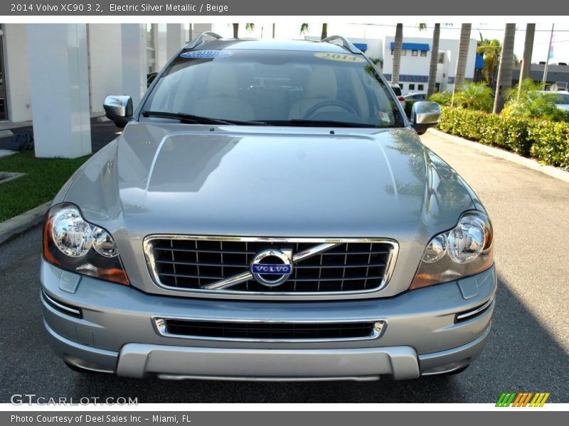 Electric Silver Metallic / Beige 2014 Volvo XC90 3.2