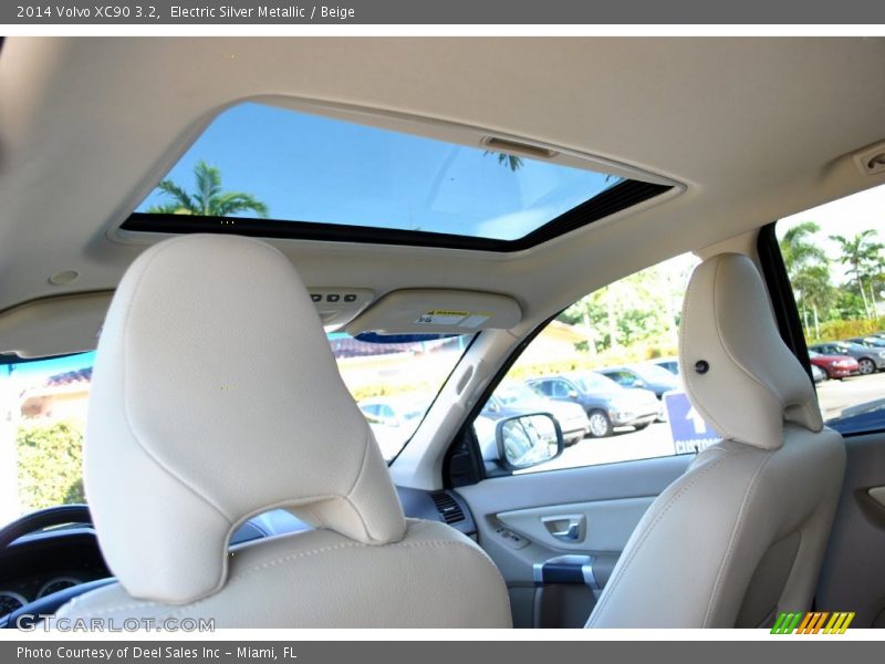 Electric Silver Metallic / Beige 2014 Volvo XC90 3.2