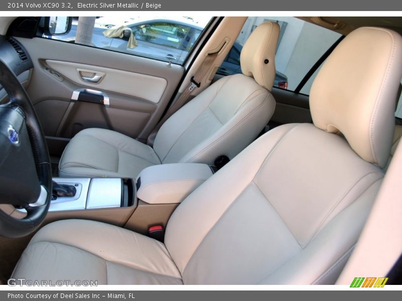 Electric Silver Metallic / Beige 2014 Volvo XC90 3.2