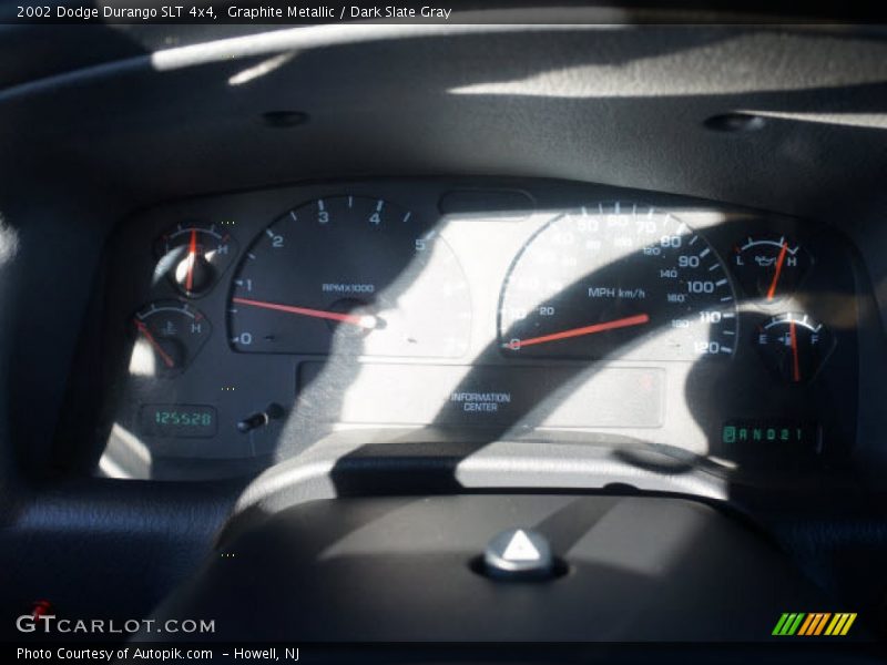 Graphite Metallic / Dark Slate Gray 2002 Dodge Durango SLT 4x4
