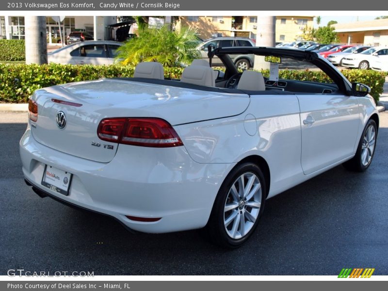 Candy White / Cornsilk Beige 2013 Volkswagen Eos Komfort