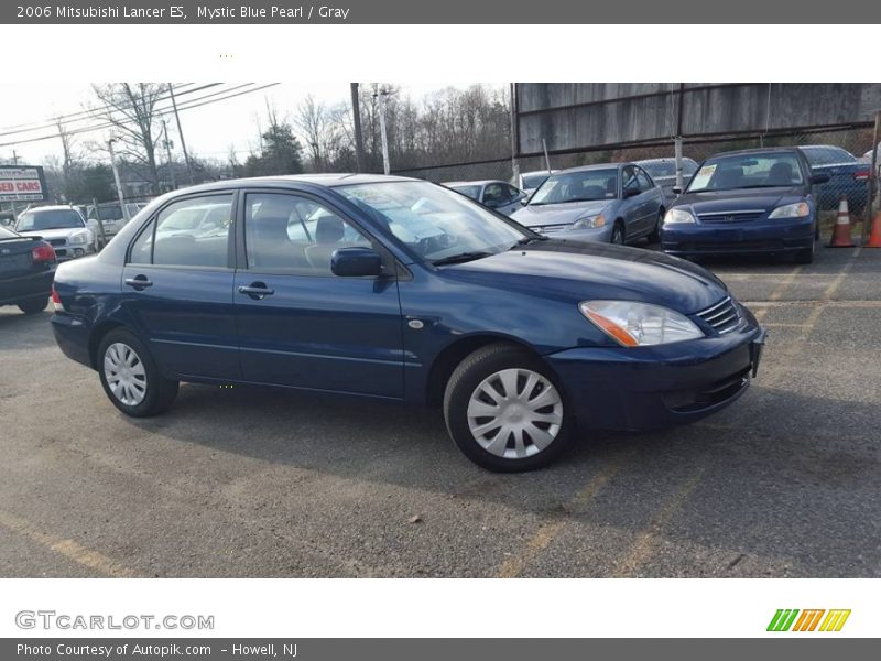 Mystic Blue Pearl / Gray 2006 Mitsubishi Lancer ES