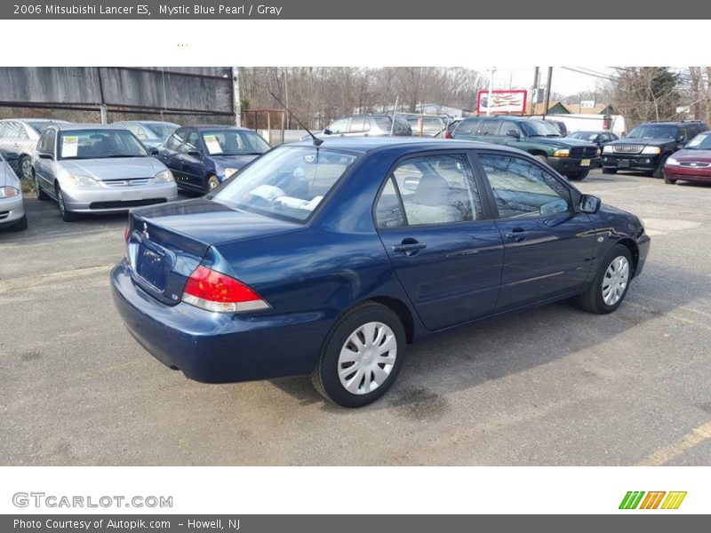 Mystic Blue Pearl / Gray 2006 Mitsubishi Lancer ES
