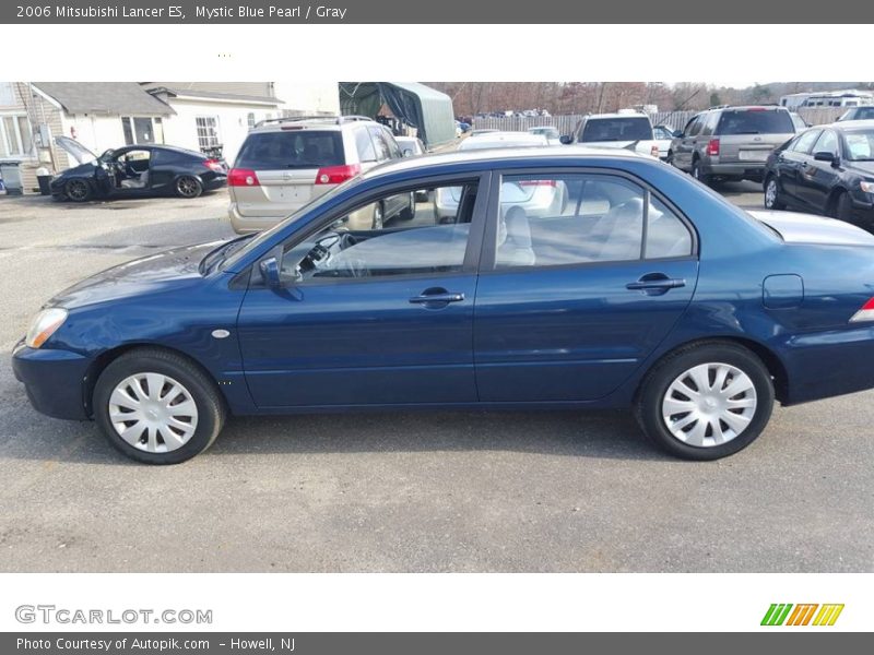 Mystic Blue Pearl / Gray 2006 Mitsubishi Lancer ES