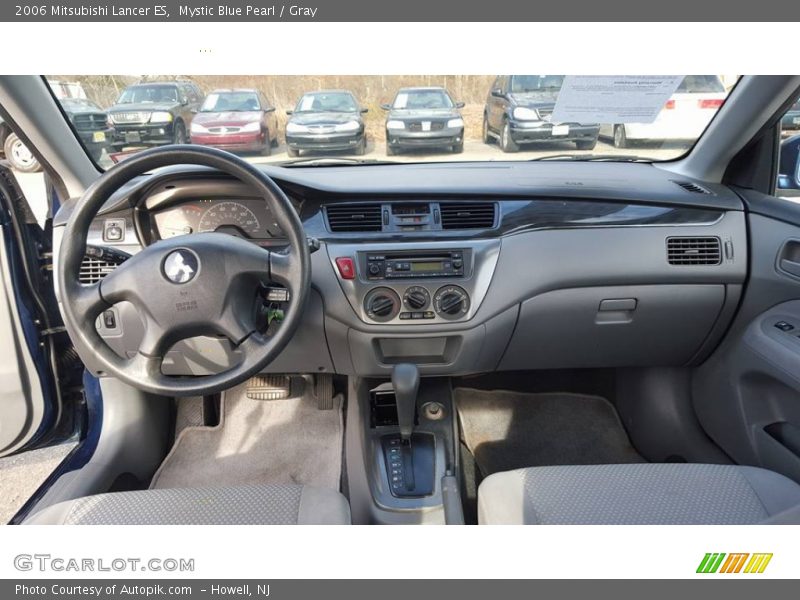 Mystic Blue Pearl / Gray 2006 Mitsubishi Lancer ES