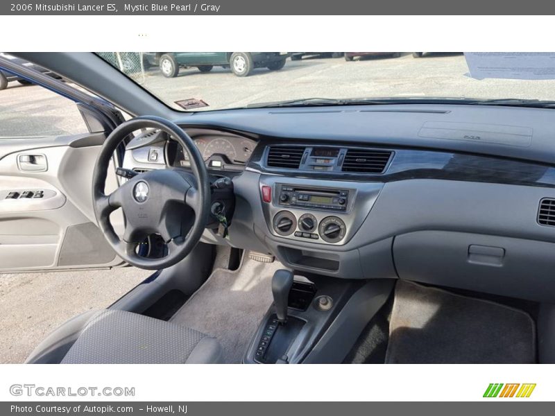 Mystic Blue Pearl / Gray 2006 Mitsubishi Lancer ES
