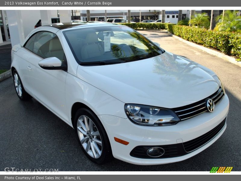 Candy White / Cornsilk Beige 2013 Volkswagen Eos Komfort