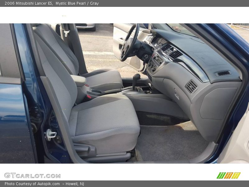 Mystic Blue Pearl / Gray 2006 Mitsubishi Lancer ES