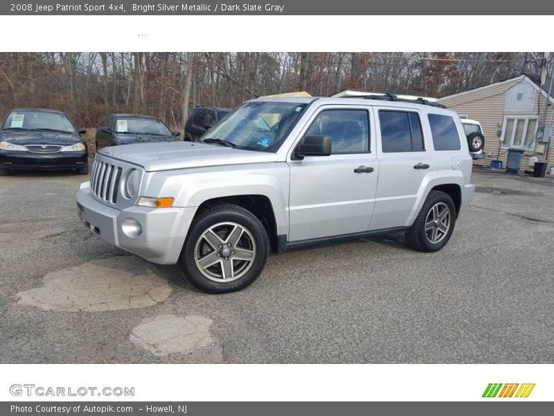 Bright Silver Metallic / Dark Slate Gray 2008 Jeep Patriot Sport 4x4