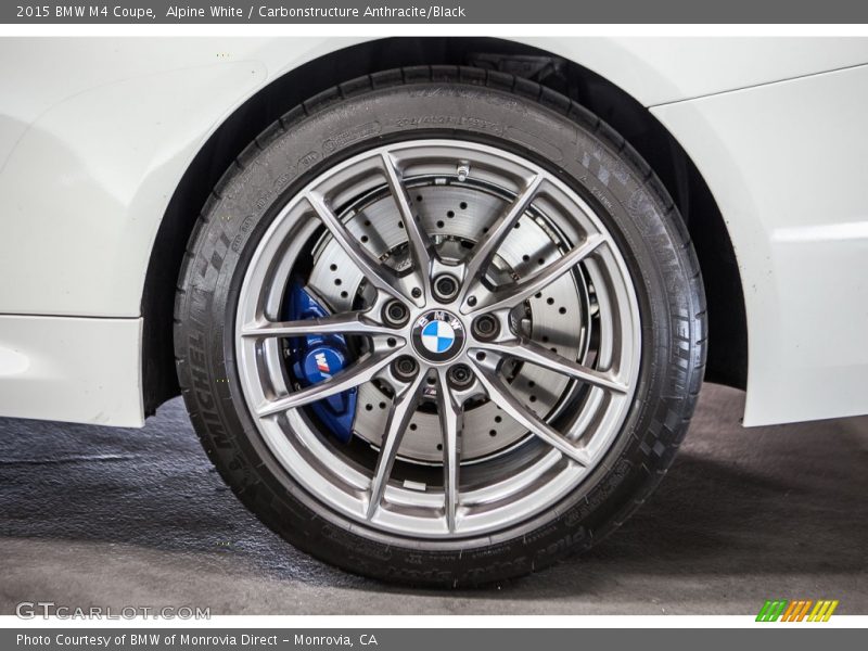 Alpine White / Carbonstructure Anthracite/Black 2015 BMW M4 Coupe