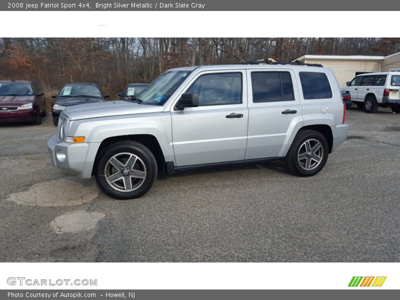 Bright Silver Metallic / Dark Slate Gray 2008 Jeep Patriot Sport 4x4