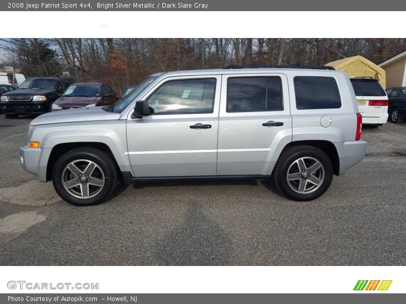 Bright Silver Metallic / Dark Slate Gray 2008 Jeep Patriot Sport 4x4