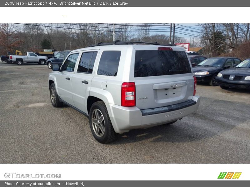 Bright Silver Metallic / Dark Slate Gray 2008 Jeep Patriot Sport 4x4