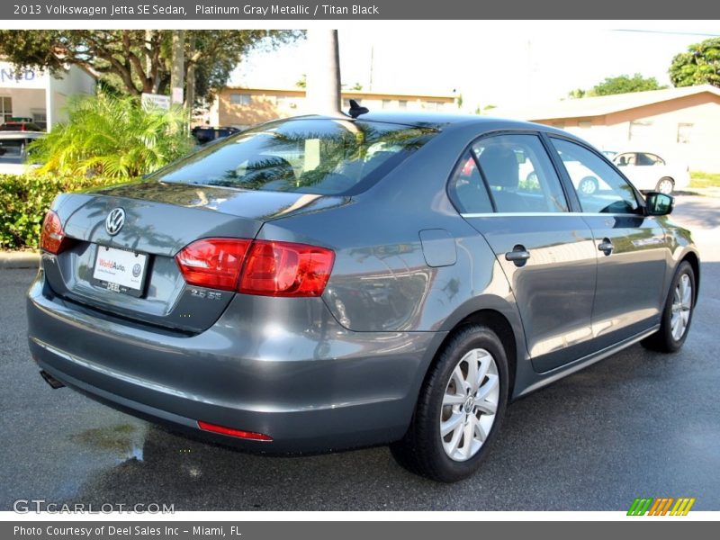 Platinum Gray Metallic / Titan Black 2013 Volkswagen Jetta SE Sedan
