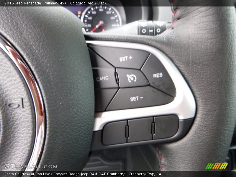 Controls of 2016 Renegade Trailhawk 4x4