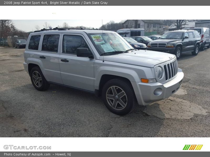 Bright Silver Metallic / Dark Slate Gray 2008 Jeep Patriot Sport 4x4