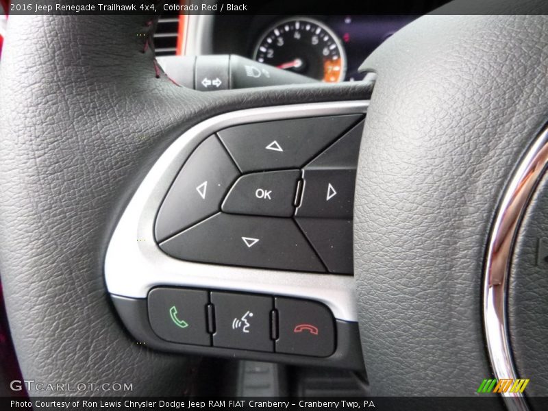 Controls of 2016 Renegade Trailhawk 4x4
