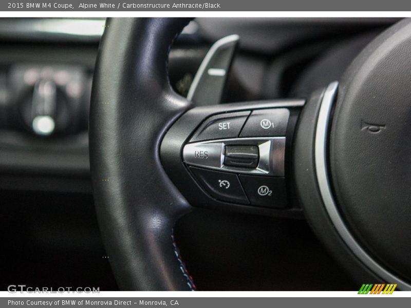 Alpine White / Carbonstructure Anthracite/Black 2015 BMW M4 Coupe