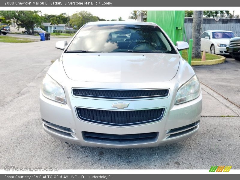 Silverstone Metallic / Ebony 2008 Chevrolet Malibu LT Sedan