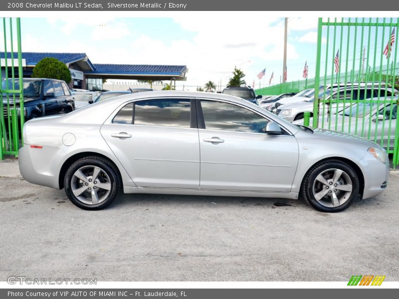 Silverstone Metallic / Ebony 2008 Chevrolet Malibu LT Sedan