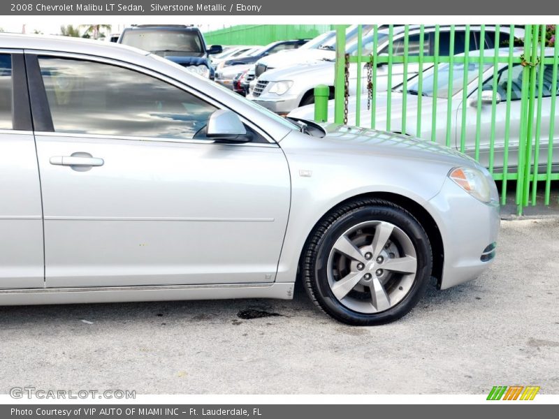 Silverstone Metallic / Ebony 2008 Chevrolet Malibu LT Sedan