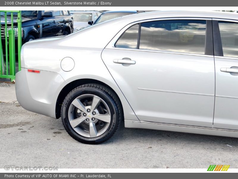 Silverstone Metallic / Ebony 2008 Chevrolet Malibu LT Sedan