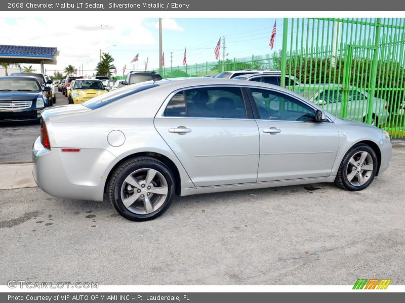 Silverstone Metallic / Ebony 2008 Chevrolet Malibu LT Sedan
