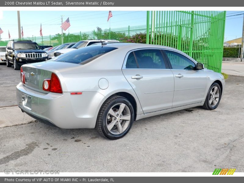 Silverstone Metallic / Ebony 2008 Chevrolet Malibu LT Sedan