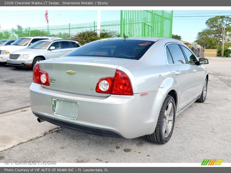 Silverstone Metallic / Ebony 2008 Chevrolet Malibu LT Sedan
