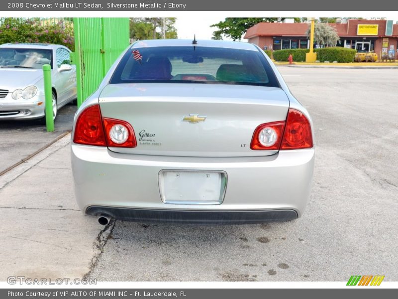 Silverstone Metallic / Ebony 2008 Chevrolet Malibu LT Sedan