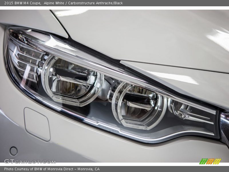 Alpine White / Carbonstructure Anthracite/Black 2015 BMW M4 Coupe